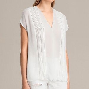 All Saints White Ella Top XS